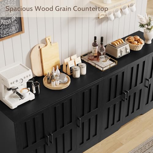 Modern Farmhouse Buffet Cabinet with Storage, view 5