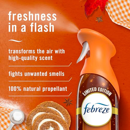 Odor-Fighting Air Freshener Spray, Room Spray, Pumpkin Roll Air Mist, 8.1 oz, view 4
