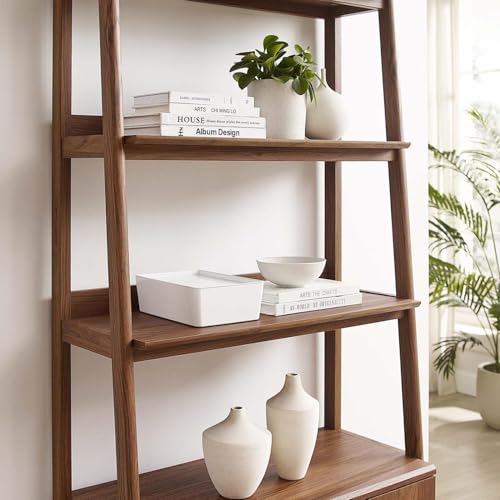 33" Bookshelf Display Case in Walnut, view 6