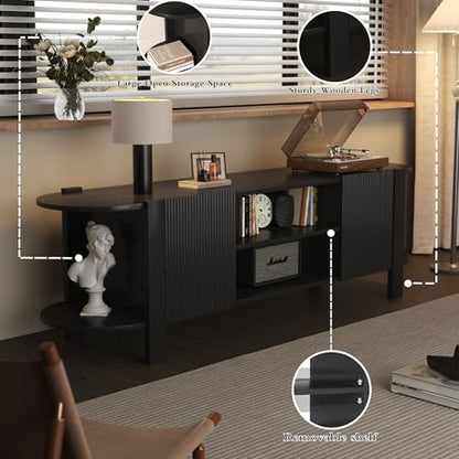 65 Inch TV Stand for Up to 75 inch TVs, view 6