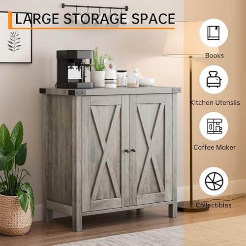 GAOMON Farmhouse Sideboard Buffet Cabinet with Storage, view 6