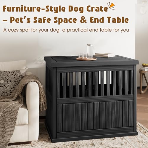 Dog House 40-Inch Dog Crate Furniture, Heavy Duty Dog Crate for Large Dog, view 6
