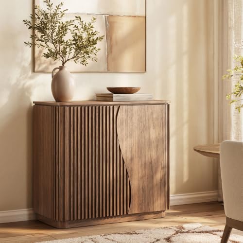 Simms 35" Sideboard Buffet Cabinet - Brown Walnut, view 2