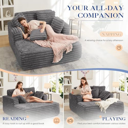 Oversized Chaise Lounge Indoor, view 4
