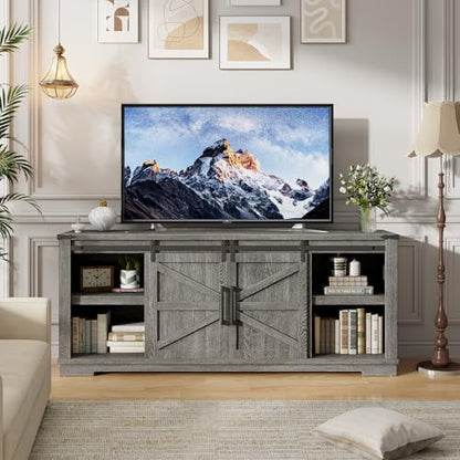 Farmhouse TV Stand for 55/65/75 Inch TVs, view 4
