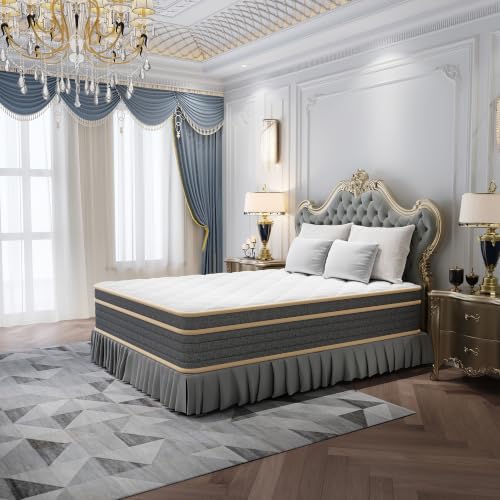 14 Inch Queen Size Mattress in a Box, Independent Pocket Spring, view 2
