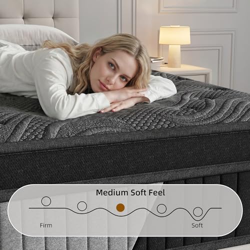 King Size 12 Inch Hybrid Mattress in a Box, view 7