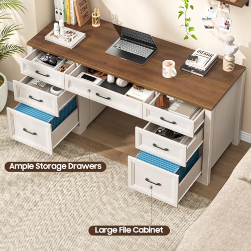 Farmhouse Executive Desk, view 7