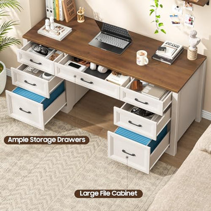 Farmhouse Executive Desk, view 7