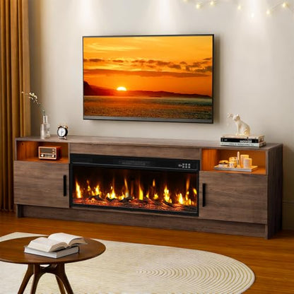Fireplace TV Stand for 65-80 inch TV, view 2