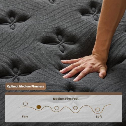 12 Inch Full Size Mattress, Hybrid Full Mattress in a Box, view 3