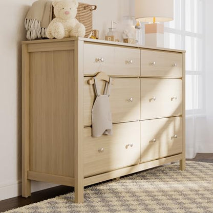 Horizon 6 Drawer Dresser, Driftwood, view 3