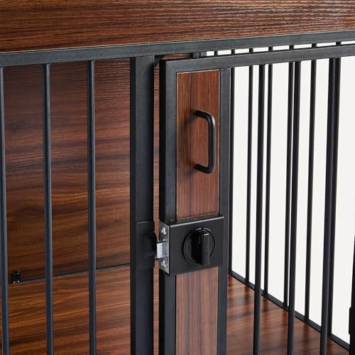 Furniture Style Dog Crate, Sturdy Wooden Pet Kennel, view 5