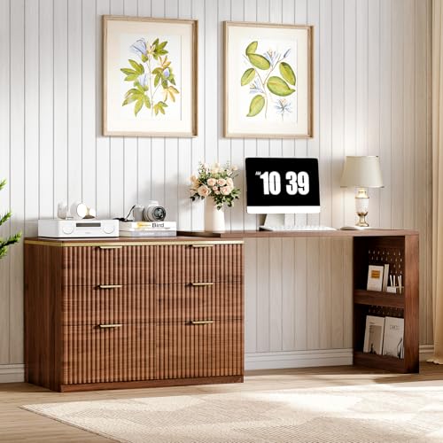 Computer Desk with 6 Drawers, view 2