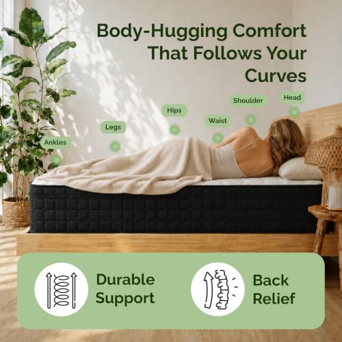 Full Size 12 Inch Hybrid Innerspring Mattress, view 7