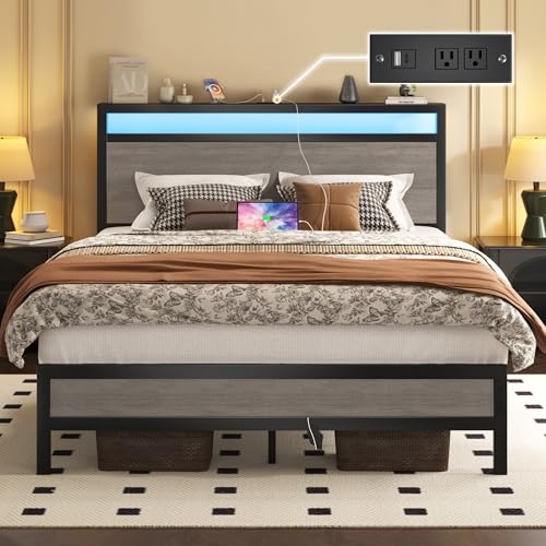 Full Bed Frame with Headboard & Footboard, view 2