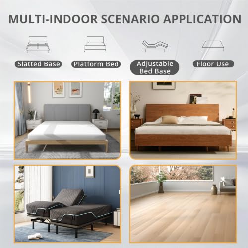 Full Size Mattress 14 Inch Gel Memory Foam Pressure Relief Medium, view 8