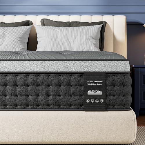 Firm Queen Mattress 14 inch, Cooling Hybrid Queen Mattress in a Box, view 2