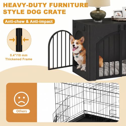 31.5" Dog Crate Furniture for Small/Medium Dogs, view 4