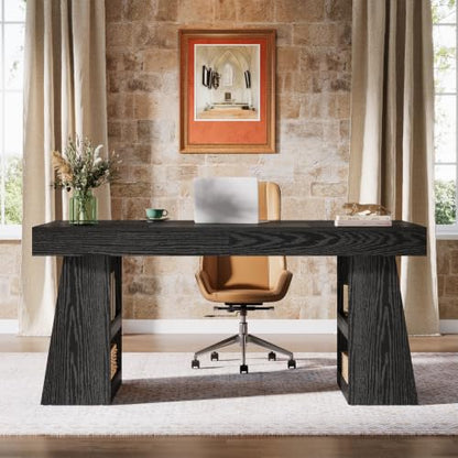 55-Inch Executive Desk with Drawer, view 8