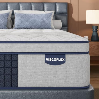 14 inch Medium Firm Queen Mattress Extra Back Support, 365 Nights Trial, view 2