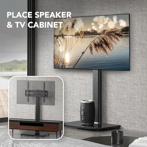 Universal TV Floor Stand with Mount for 27 to 65 inch TVs, view 3