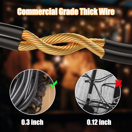 Outdoor String Lights 96FT, view 4