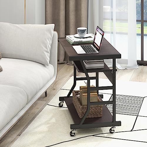 Mobile Computer Desk with Keyboard Tray, view 5