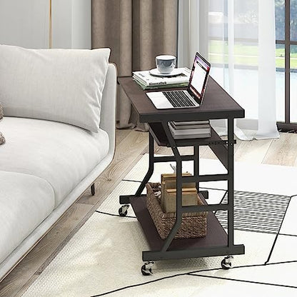 Mobile Computer Desk with Keyboard Tray, view 5