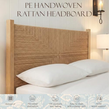 Brafab King Size Rattan Bed Frame, view 6