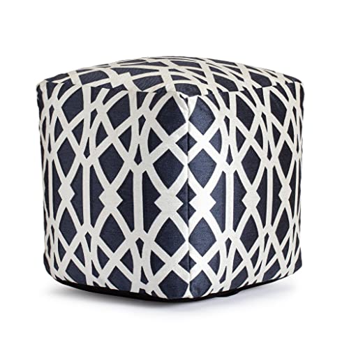 100% Handmade & Handcrafted Comfortable Home Décor Outdoor Pouf Ottoman, view 2