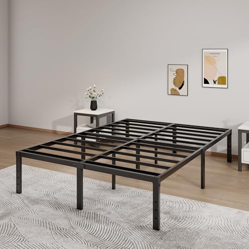 Metal Bed Frame Full Size 16 Inch Platform Bed Frames with Underbed Storage, view 7
