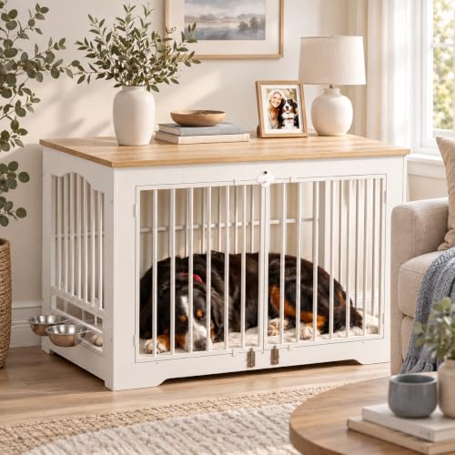 48 Inch Dog Crate Furniture for Medium to Large Dogs, Large Size, view 2