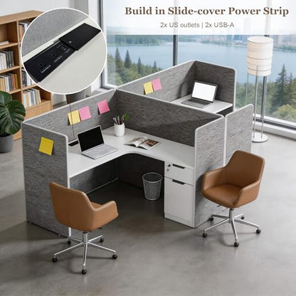 6 Person Office Cubicles Workstations, view 4