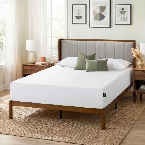 Zinus 10 Inch Queen Green Tea Cooling Memory Foam Mattress, Medium Feel, view 2