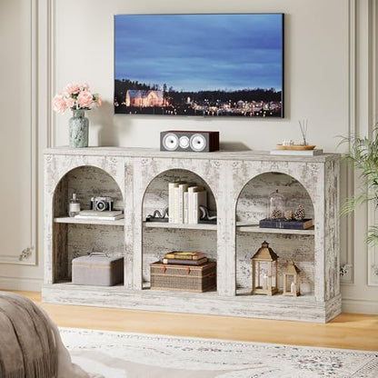 63-Inch Arched Tall TV Stand for 55/60/65 Inch TVs, view 2