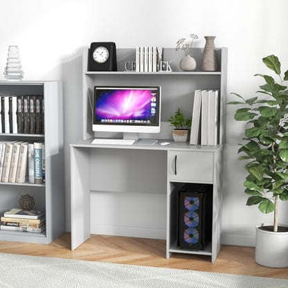 Computer Desk with Hutch, view 3