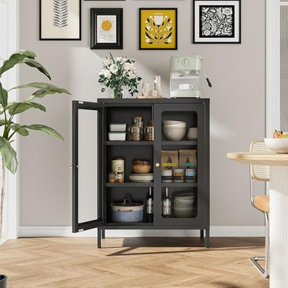 Small Display Cabinet with Glass Doors, view 5