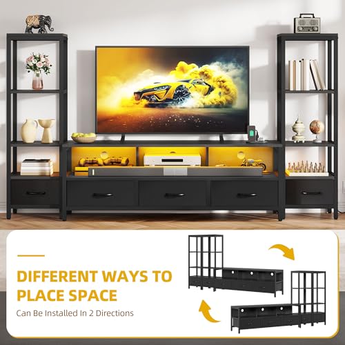 Industrial LED TV Stand for 65 Inch TVs, view 5