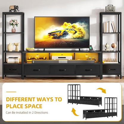 Industrial LED TV Stand for 65 Inch TVs, view 5
