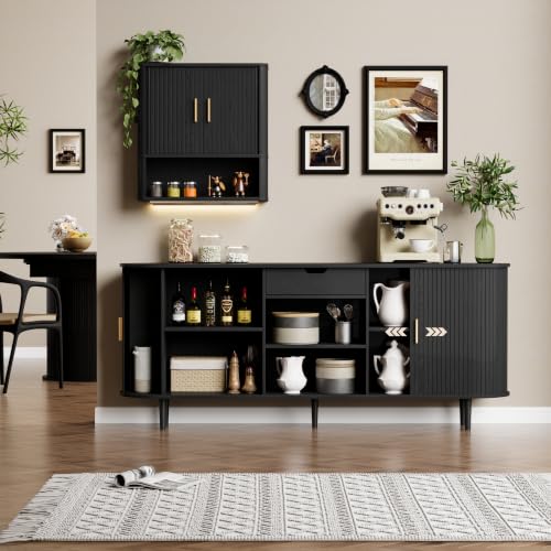 71" Sideboard Buffet Cabinet with Storage, view 8