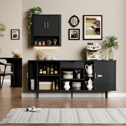71" Sideboard Buffet Cabinet with Storage, view 8
