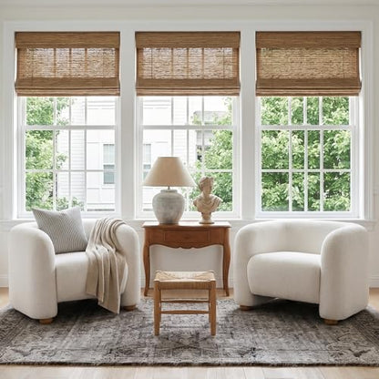 40" Barrel Chairs Oversized Modern Accent Chair Crate and Barrel Furniture for Living Room Bedroom Apartment .(Cream)