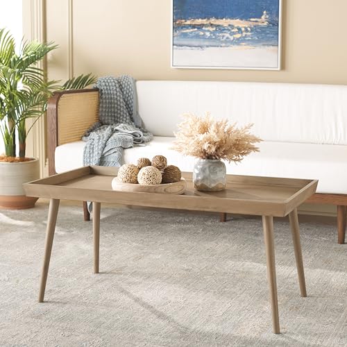 Safavieh Home Nonie Modern Chocolate Tray Top Coffee Table