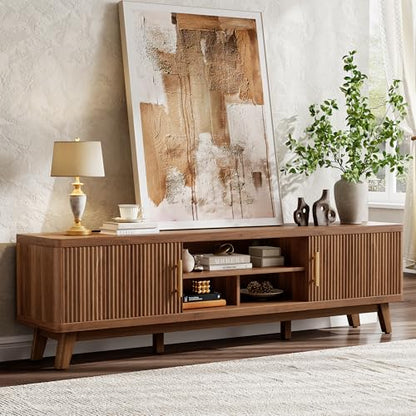 70" Mid Century Modern TV Stand, view 2