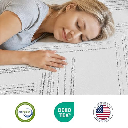8 Inch King Memory Foam Mattress in a Box, Medium Firm Gel Foam, view 7