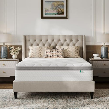 Full Size Mattress, 12 Inch Hybrid Mattress in a Box, Comfort Sleep, view 2