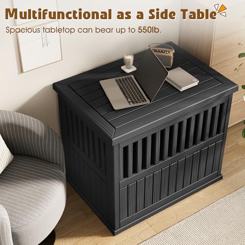 Dog House 40-Inch Dog Crate Furniture, Heavy Duty Dog Crate for Large Dog, view 8