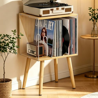 Vinyl Record Storage with Acrylic Side Panels, view 2