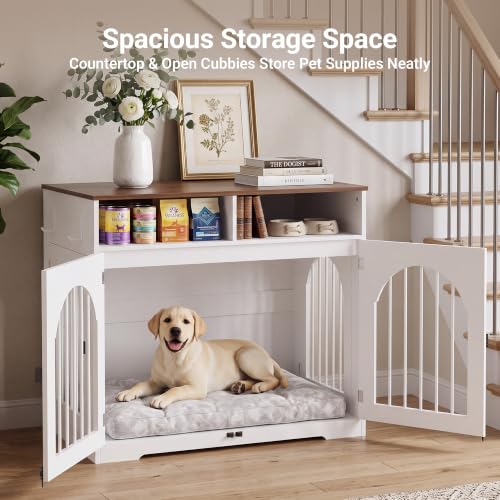 39'' Dog Crate Furniture, Dog Kennel Indoor for Medium/Large Dogs, view 5